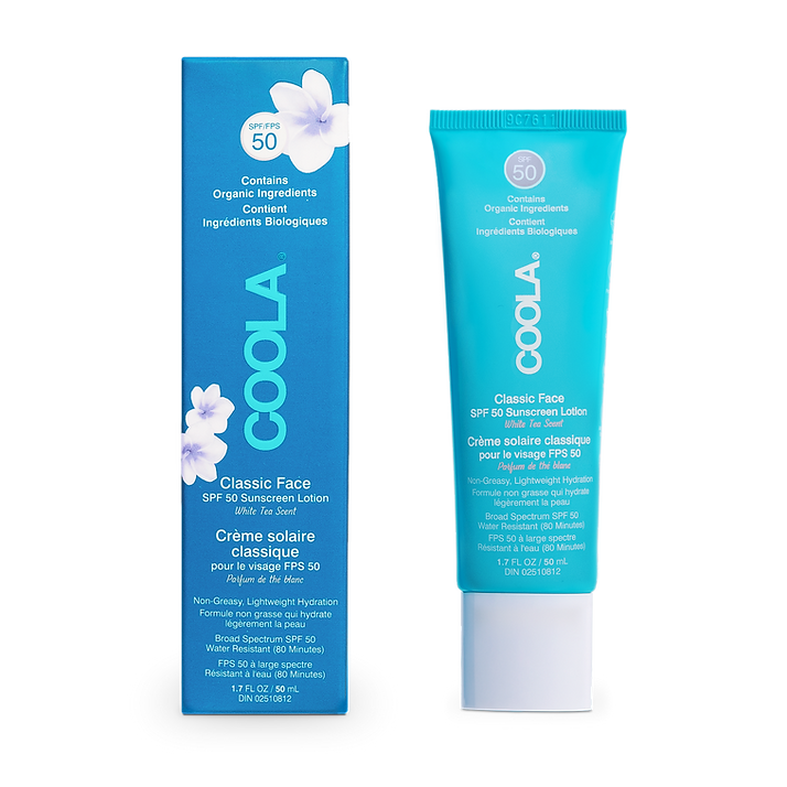 Classic Face Organic Sunscreen SPF 50 - White Tea