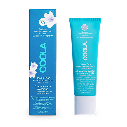 Classic Face Organic Sunscreen SPF 50 - White Tea